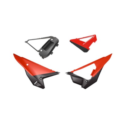 Kit plaques latérales RACETECH Revolution - rouge