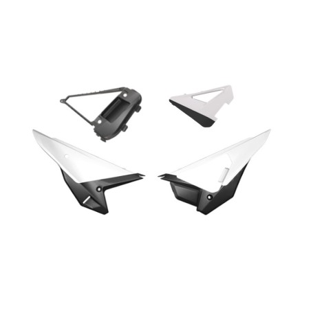 Kit plaques latérales RACETECH Revolution - blanc