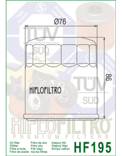 Filtre à huile HIFLOFILTRO - HF195