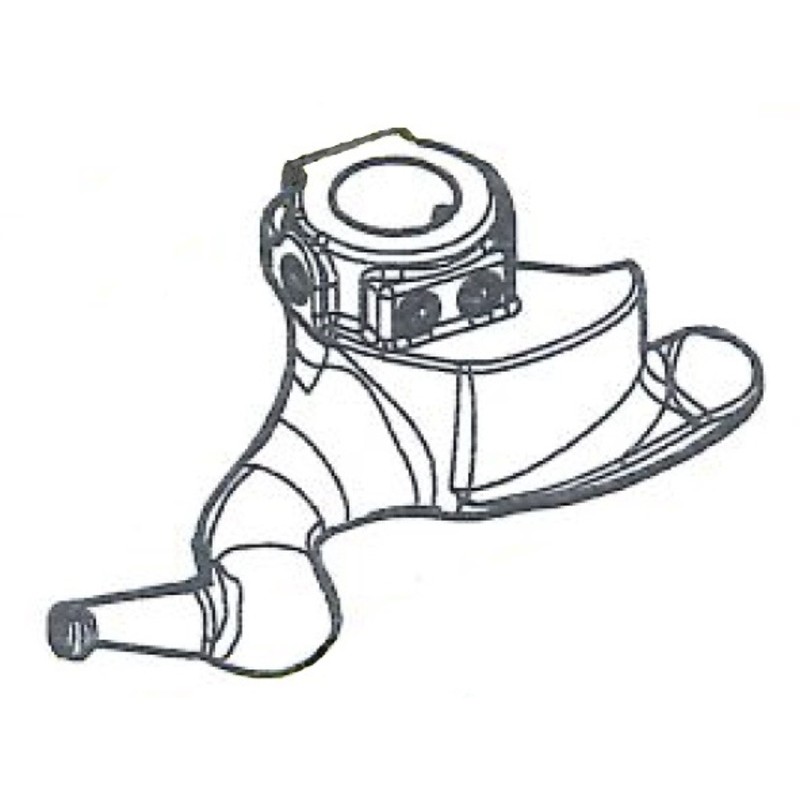 Tête de montage standard BIHR pour démonte-pneus