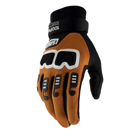 GLOVES LANGDALE BLACK/TAN - S
