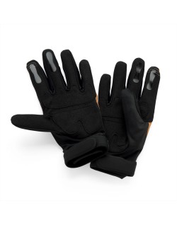 GLOVES LANGDALE BLACK/TAN - S
