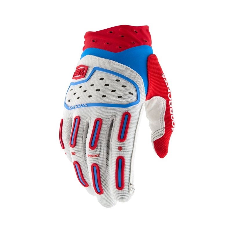 GLOVES AIRMATIC RED/WHITE/BLUE