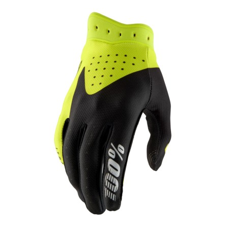 GLOVES ITRACK BLACK/FLO YELLOW