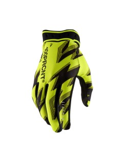 GLOVES RIDEFIT FLO YELLOW/BLAC