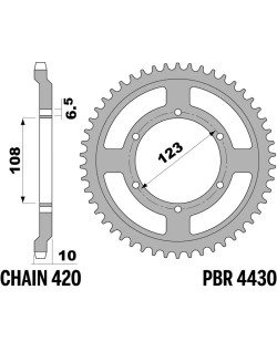 Couronne PBR acier standard - 420