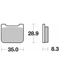 BRAKE PAD CAR RACE R