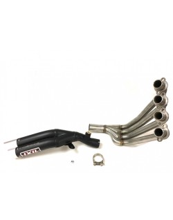 Ligne complète IXIL Hyperlow inox noir / alu poli - Honda CB650F - XH6356XB