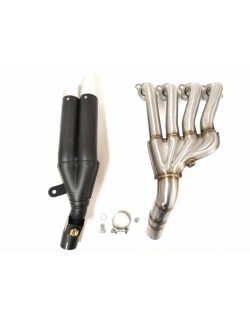 Ligne complète IXIL Hyperlow inox noir / alu poli - Honda CB650R - XH6342XB