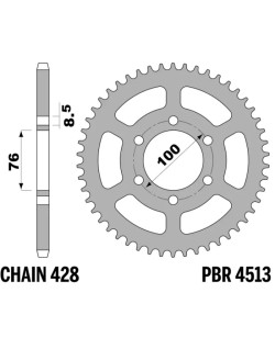 Couronne PBR acier standard - 428