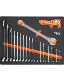 Combinaison d'ameublement d'atelier BETA TOOLS C45PRO 2.0 W avec 268 outils Beta Worker