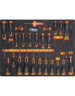 Combinaison d'ameublement d'atelier BETA TOOLS C45PRO 2.0 W avec 268 outils Beta Worker