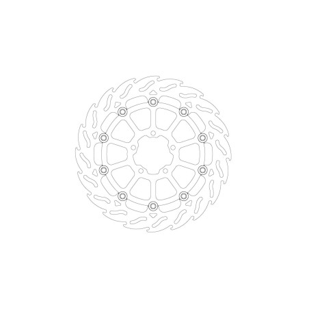 BRAKE DISC FLAME FRONT