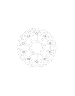 BRAKE DISC FLAME FRONT