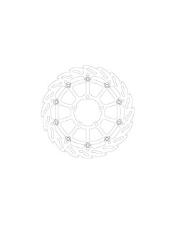 BRAKE DISC FLAME FRONT
