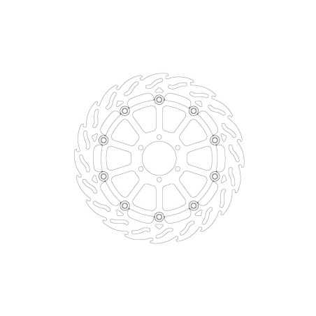 BRAKE DISC FLAME FRONT