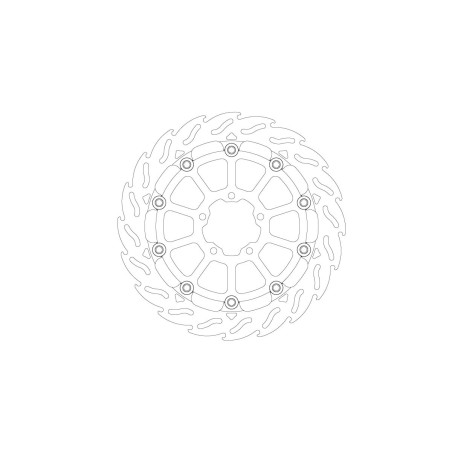 BRAKE DISC FLAME RACING FT L