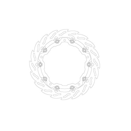 BRAKE DISC FLAME RACING FT L