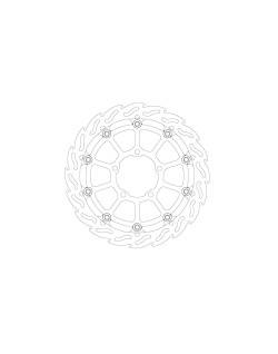 BRAKE DISC FLAME RACING FT L