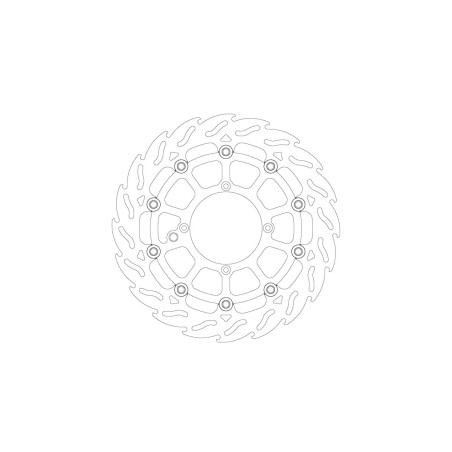 BRAKE DISC MINI FLAME FRONT