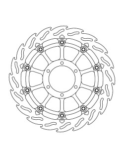 BRAKE DISC FLAME RACING FT L