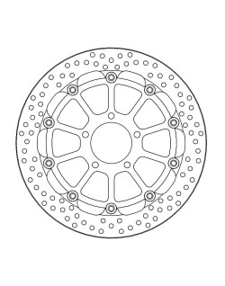 BRAKE DISC HALO RACE FRONT GSX