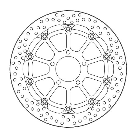 BRAKE DISC HALO RACE FRONT GSX