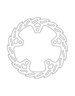 BRAKE DISC FLAME FRONT PAN AME