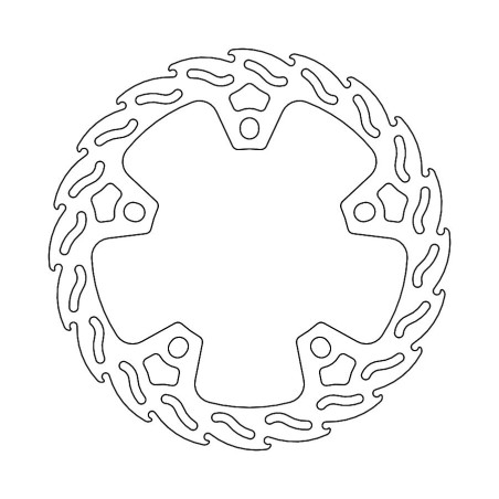 BRAKE DISC FLAME FRONT PAN AME