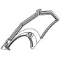 Couvercle moteur en plastique POLINI E-P3 OEM gauche