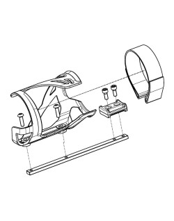 Support de batterie double POLINI E-Bike