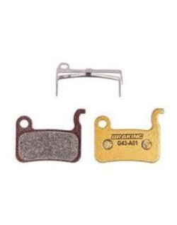 Plaquettes de frein vélo BRAKING Carbo-Metallic