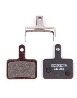 Plaquettes de frein vélo BRAKING organique