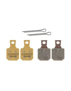 Plaquettes de frein vélo BRAKING Carbo-Metallic