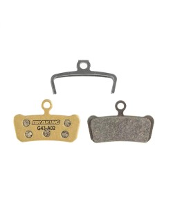 Plaquettes de frein vélo BRAKING Carbo-Metallic