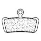 Plaquette de frein pour vélo électrique CL BRAKES ECX - métal fritté - 4060ECX Plaquette de frein pour vélo électrique CL BRAKES ECX - métal fritté - 4060ECX