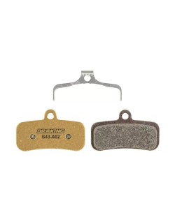 Plaquettes de frein vélo BRAKING Carbo-Metallic