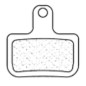 Plaquette de frein vélo CL BRAKES - métal fritté - 4067VX Plaquette de frein vélo CL BRAKES - métal fritté - 4067VX