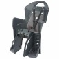 Siège enfant de vélo arrière POLISPORT Koolah CFS fixation porte-bagages - gris foncé/argent Siège enfant de vélo arrière POLISPORT Koolah CFS fixation porte-bagages - gris foncé/argent