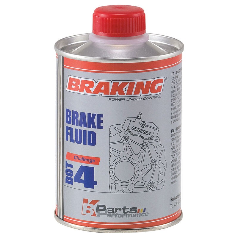 Liquide de frein hydraulique vélo BRAKING Dot 4 250ml Liquide de frein hydraulique vélo BRAKING Dot 4 250ml
