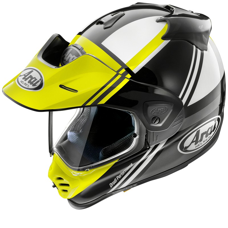 Casque ARAI TOUR-X5 Cosmic - jaune fluo Casque ARAI TOUR-X5 Cosmic - jaune fluo