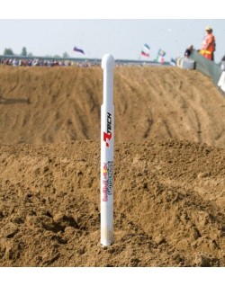 Piquet de piste plastique RACETECH blanc