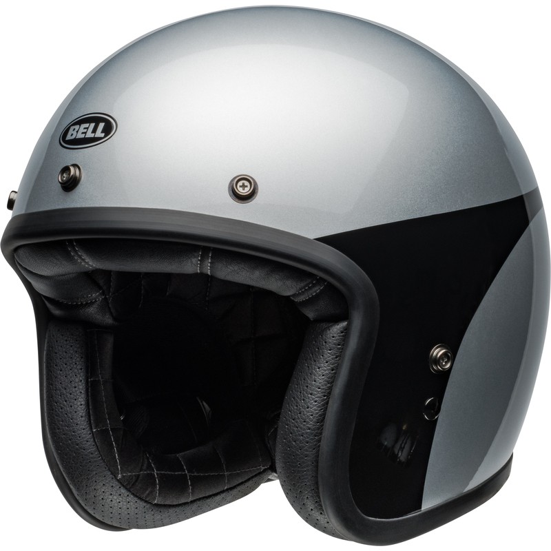 Casque BELL Custom 500 - Chassis Gloss Silver Black Casque BELL Custom 500 - Chassis Gloss Silver Black