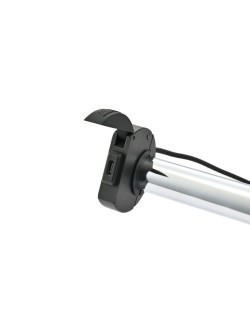 Alimentation USB type C DAYTONA Slim aluminium -  guidons Ø22,2/25,4