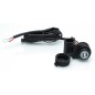 Prise USB BIHR avec fixation guidon 12V Prise USB BIHR avec fixation guidon 12V