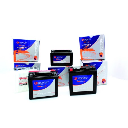 Batterie TECNIUM sans entretien avec pack acide - BT14B-BS
