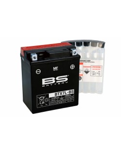 Batterie BS BATTERY sans entretien avec pack acide - BTX7L-BS