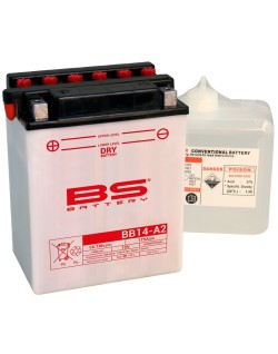 Batterie BS BATTERY Haute-performance avec pack acide - BB14-A2