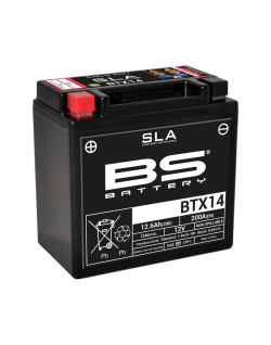 Batterie BS BATTERY SLA sans entretien activé usine - BTX14