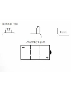 Batterie YUASA conventionnelle sans pack acide - 6N11A-1B